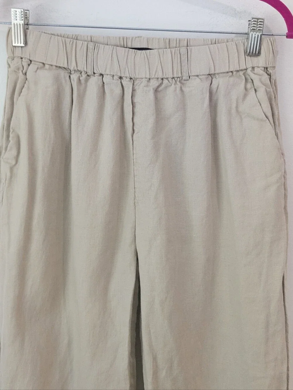 Quince European Linen Pants In Driftwood
